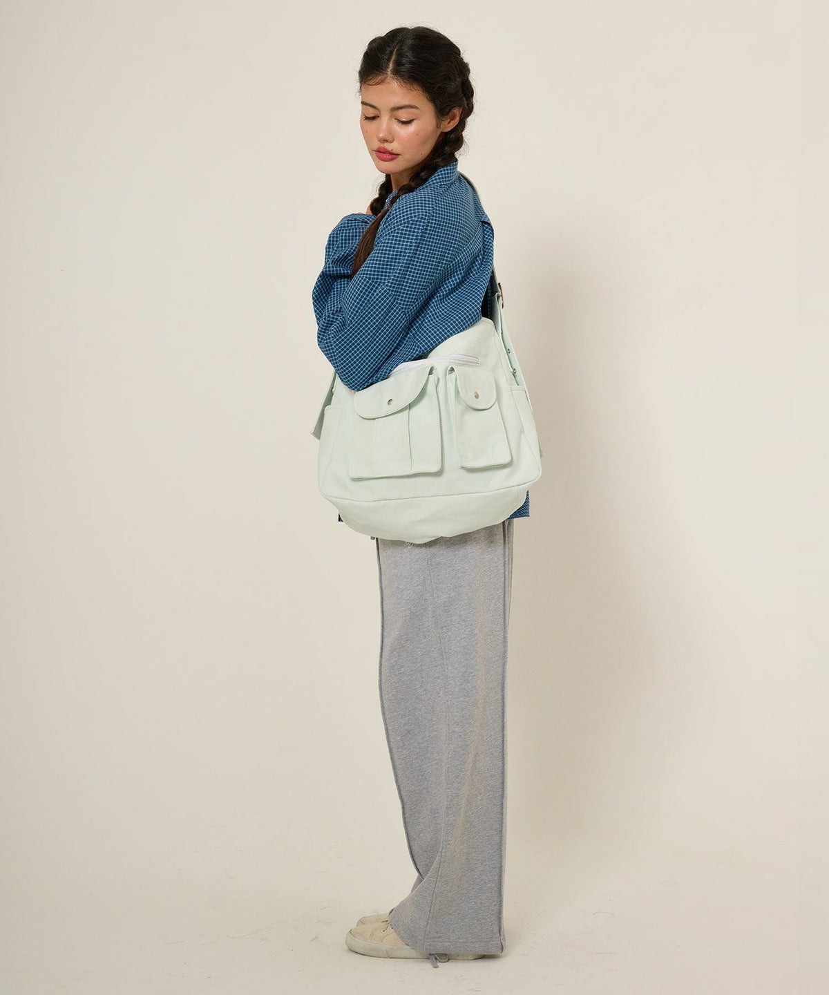 ショルダーバッグ/バッグ/キャンバス地