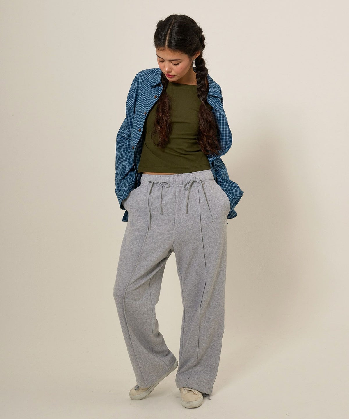 カットソー/ボートネック/長袖/シンプル