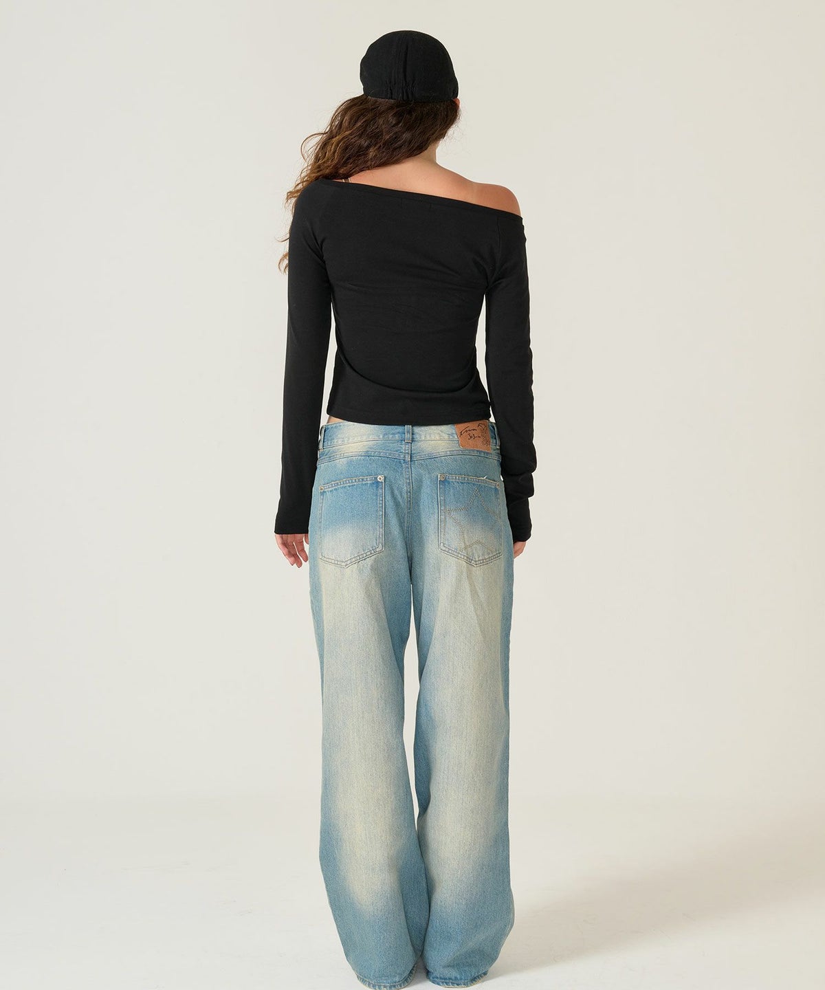 カットソー/ボートネック/長袖/シンプル