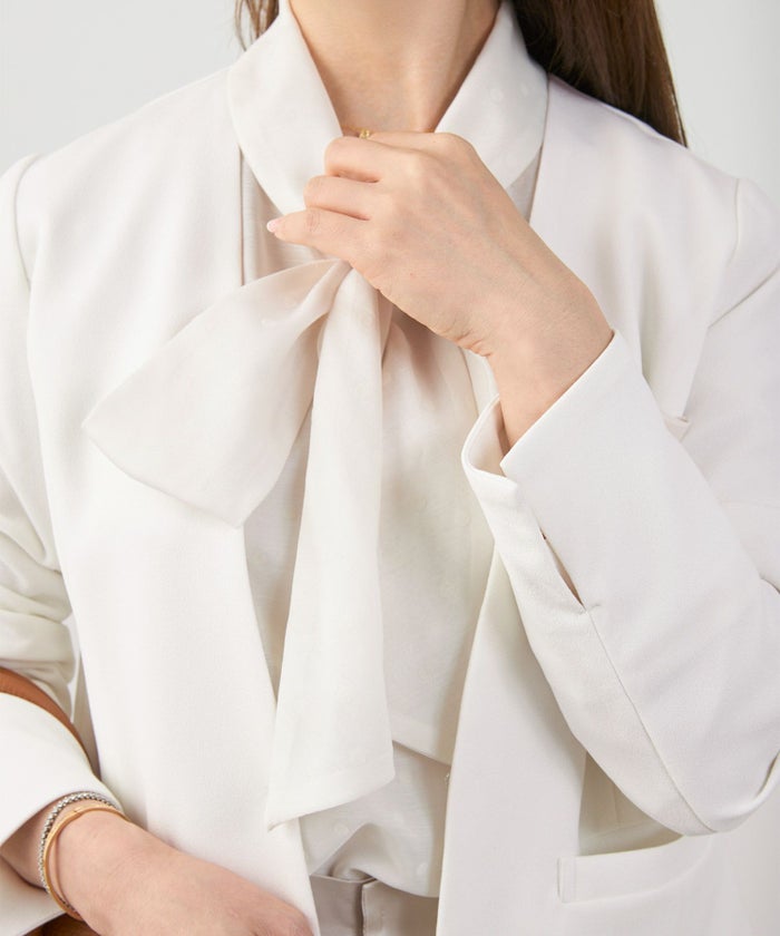 手洗い可 セレクト オケージョン オフィス 学校行事 アウター 袖口スリット 上品 きれいめ ジョイントスペース