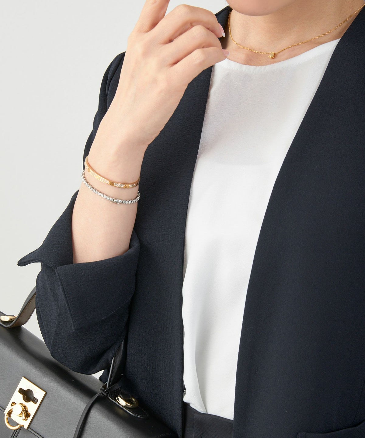 手洗い可 セレクト オケージョン オフィス 学校行事 アウター 袖口スリット 上品 きれいめ ジョイントスペース