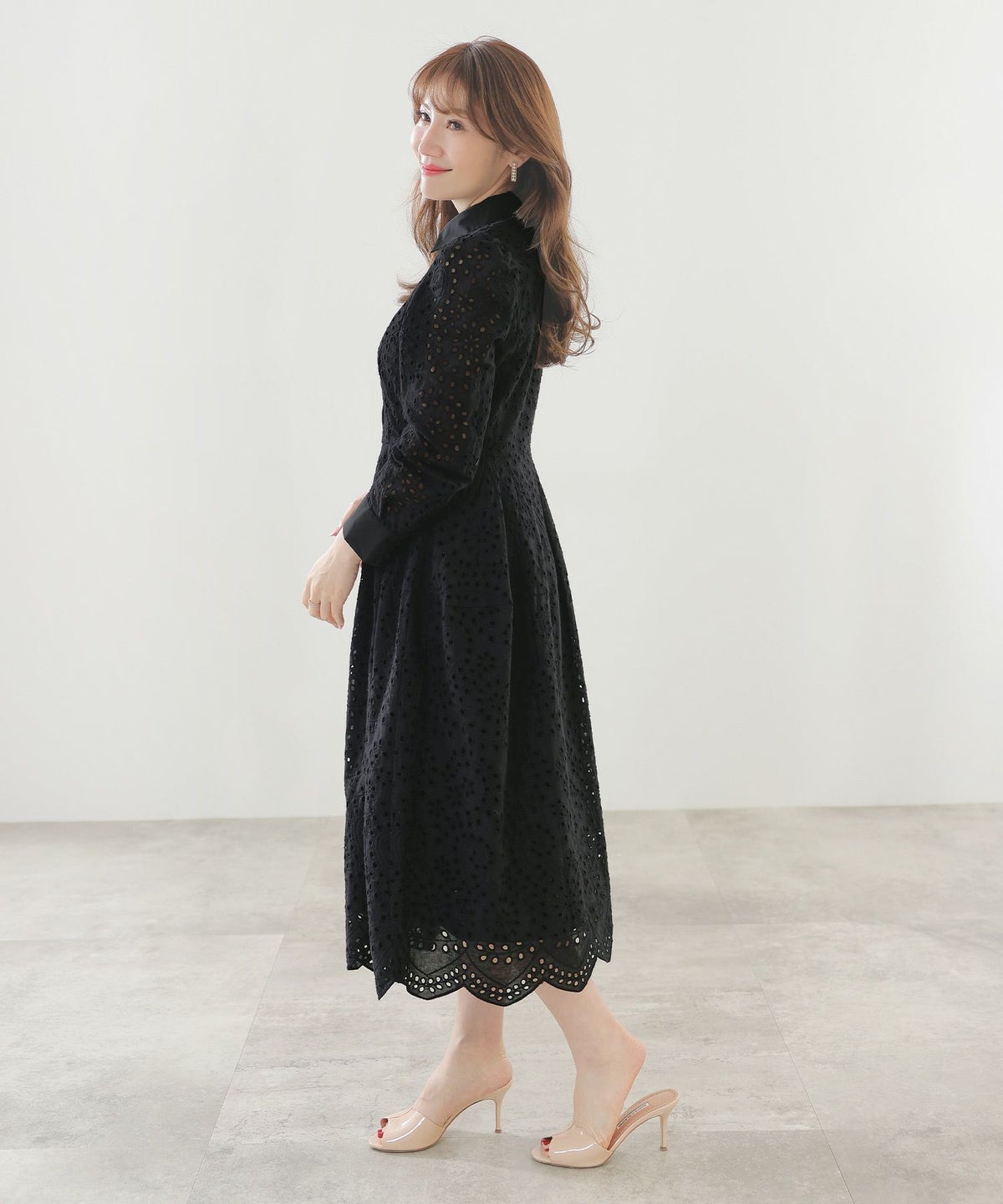 手洗い可体型カバーオフィスオケージョンお呼ばれフォーマルおしゃれフェミニン上品大人可愛いきれいめ春ジョイントスペース