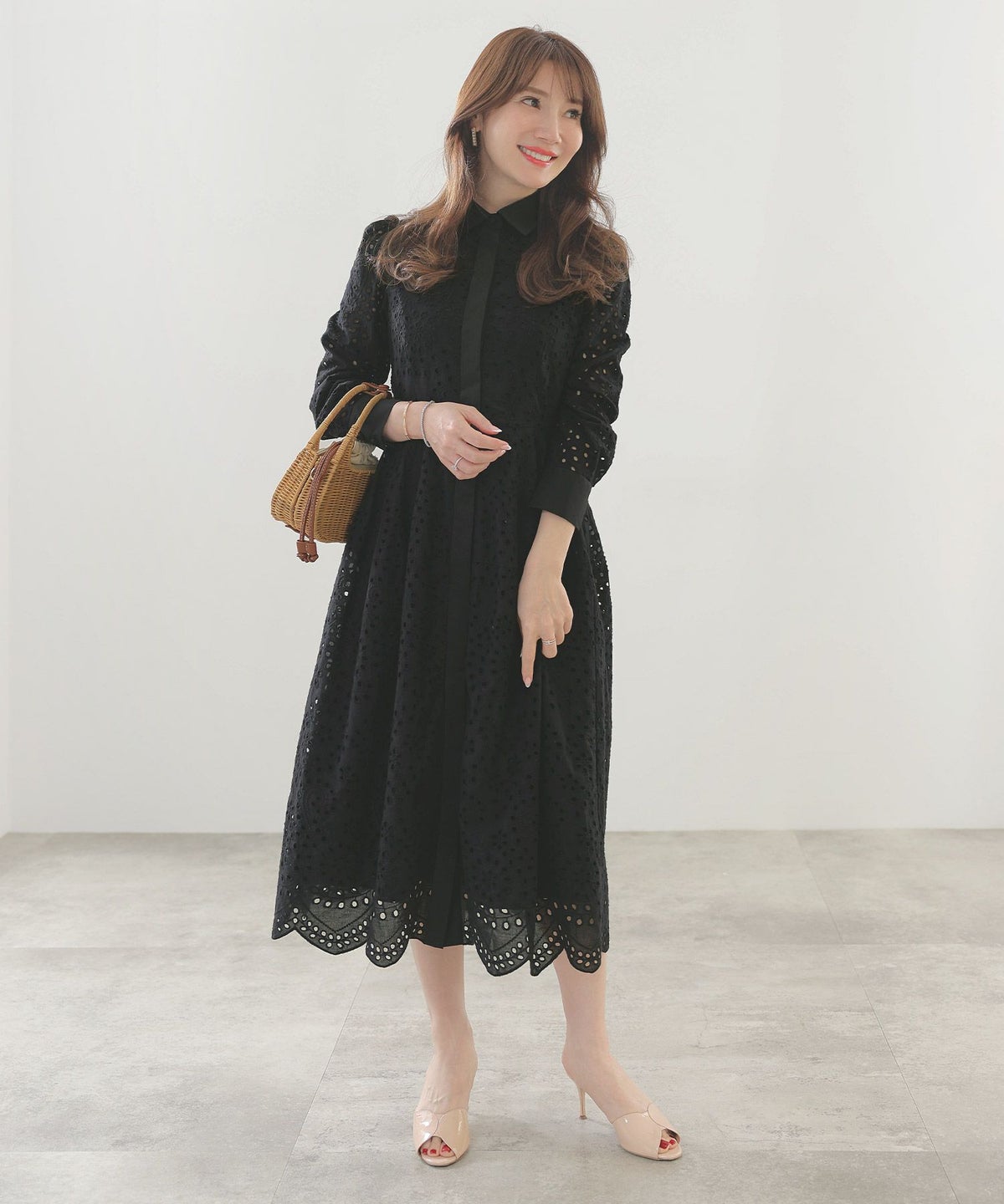 手洗い可体型カバーオフィスオケージョンお呼ばれフォーマルおしゃれフェミニン上品大人可愛いきれいめ春ジョイントスペース