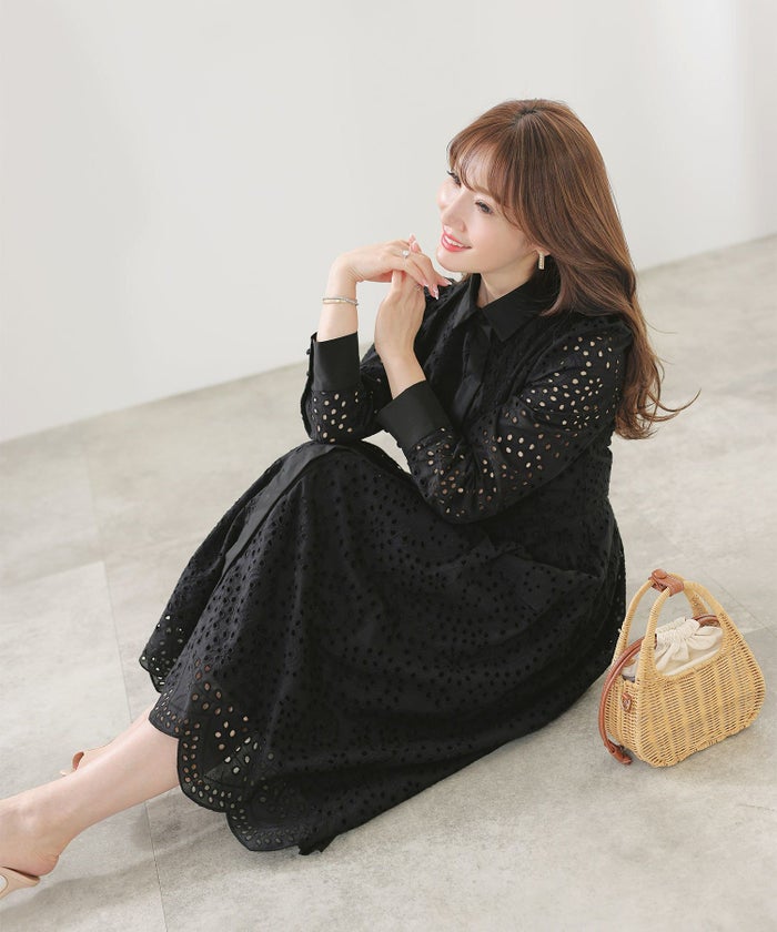 手洗い可体型カバーオフィスオケージョンお呼ばれフォーマルおしゃれフェミニン上品大人可愛いきれいめ春ジョイントスペース