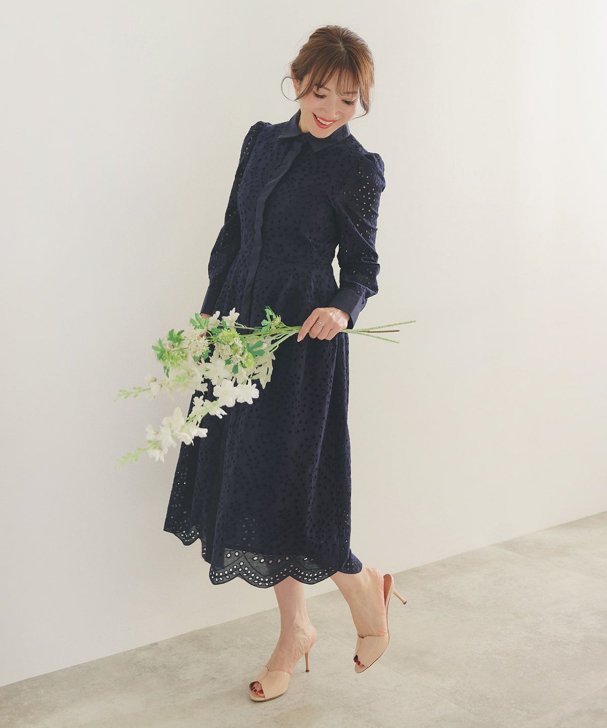 手洗い可体型カバーオフィスオケージョンお呼ばれフォーマルおしゃれフェミニン上品大人可愛いきれいめ春ジョイントスペース