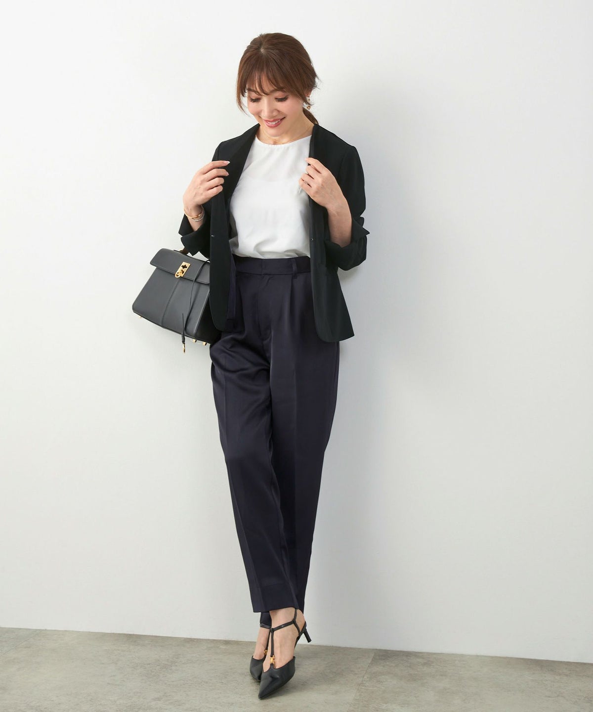 セレクトS/M/Lオケージョンオフィス学校行事美脚上品大人きれいめジョイントスペース