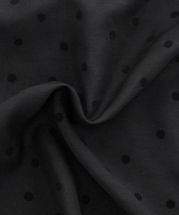 手洗い可オケージョンオフィス学校行事おしゃれフェミニン透け感上品きれいめ長袖白黒ジョイントスペース