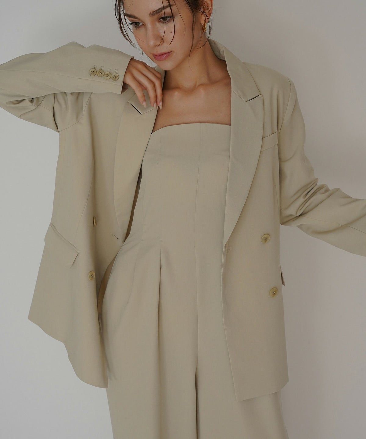 ダブル ブレスト ジャケット KINO THE KEI