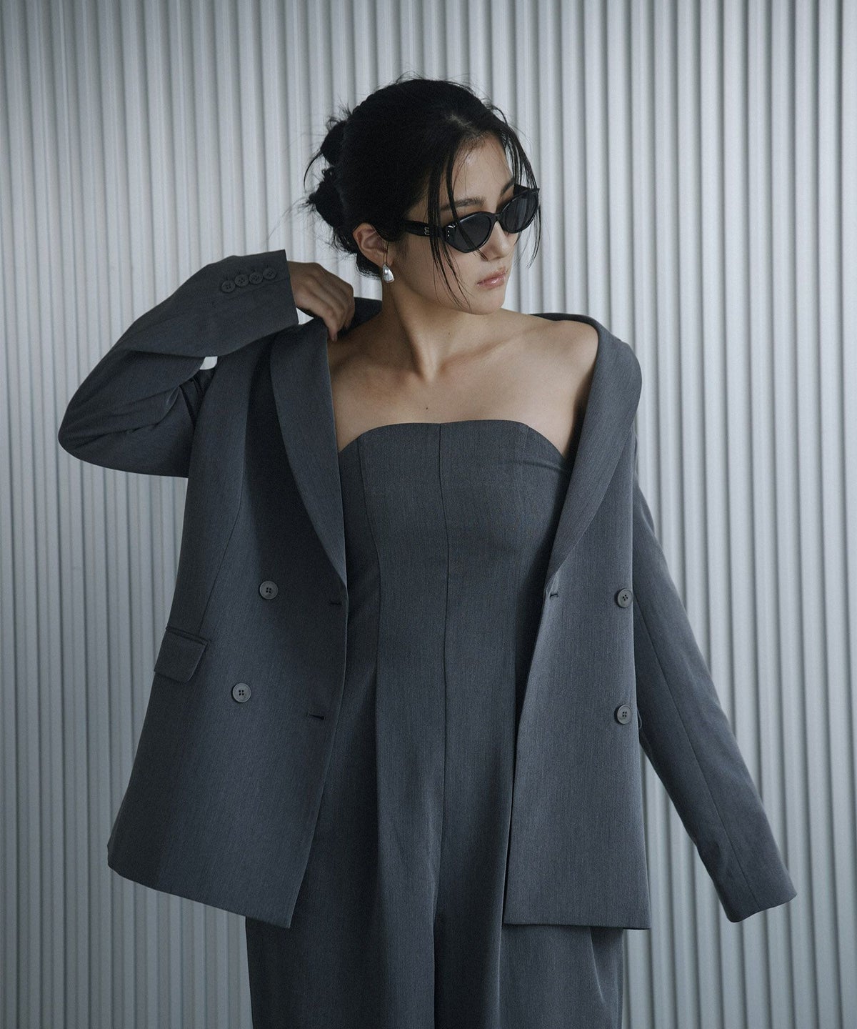 ダブル ブレスト ジャケット KINO THE KEI