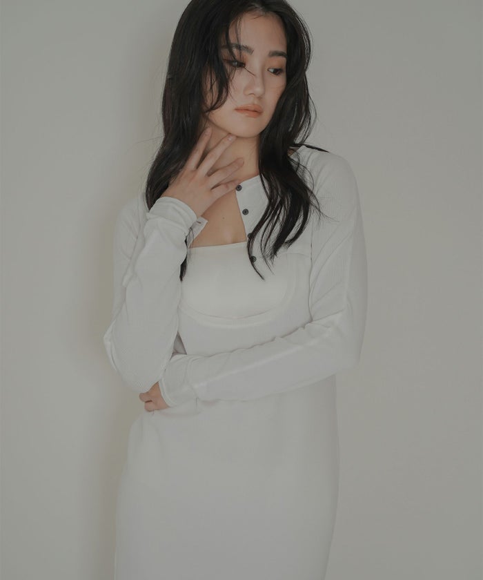 アセテート 2WAY ノースリーブ ワンピース KINO THE KEI