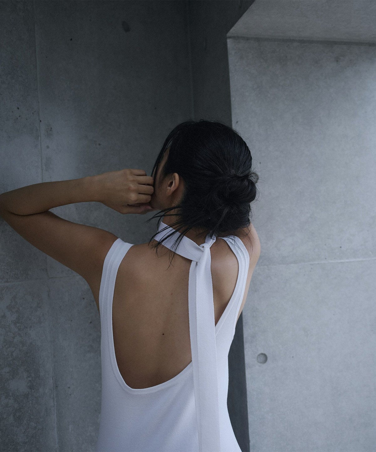 アセテート 2WAY ノースリーブ ワンピース KINO THE KEI