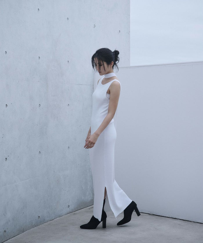 アセテート 2WAY ノースリーブ ワンピース KINO THE KEI