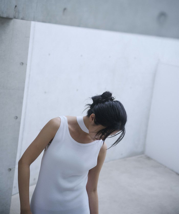 アセテート 2WAY ノースリーブ ワンピース KINO THE KEI