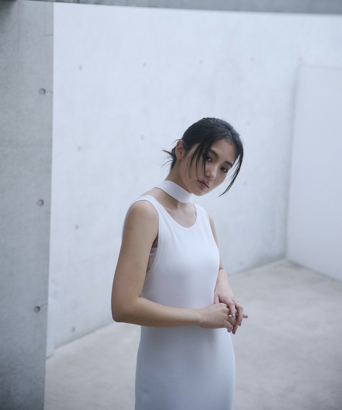 アセテート 2WAY ノースリーブ ワンピース KINO THE KEI