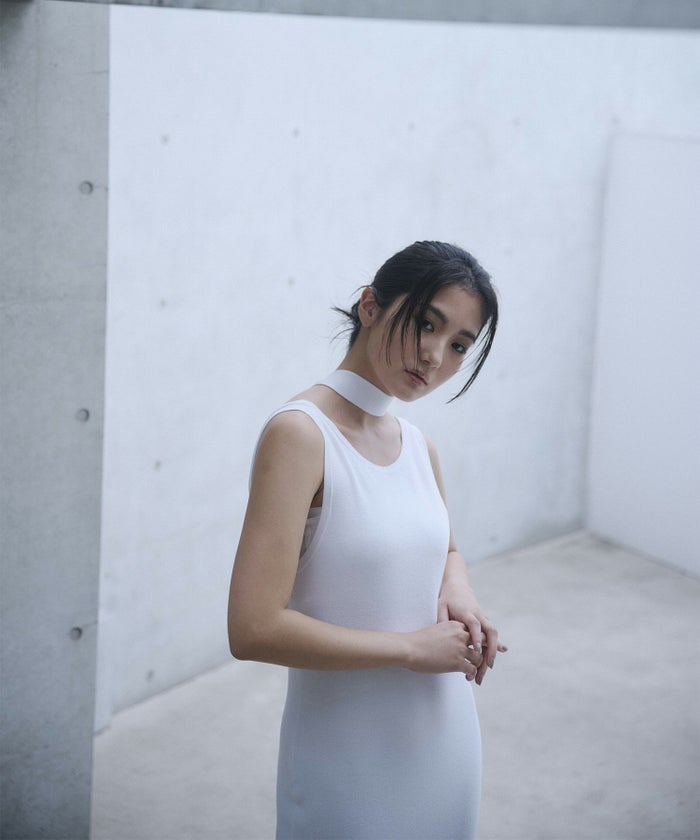 アセテート 2WAY ノースリーブ ワンピース KINO THE KEI