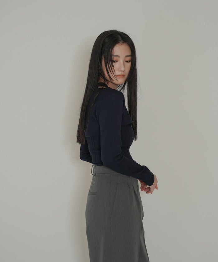 アセテート ショート カーデ KINO THE KEI