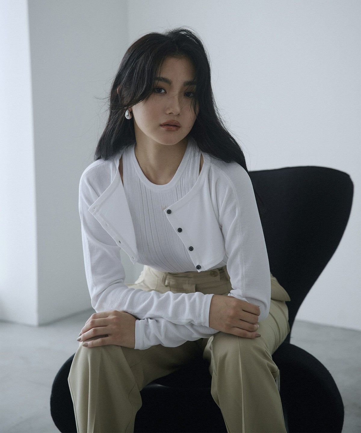 アセテート ショート カーデ KINO THE KEI