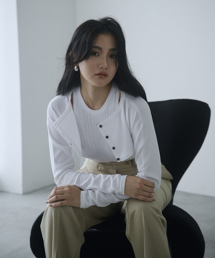 アセテート ショート カーデ KINO THE KEI