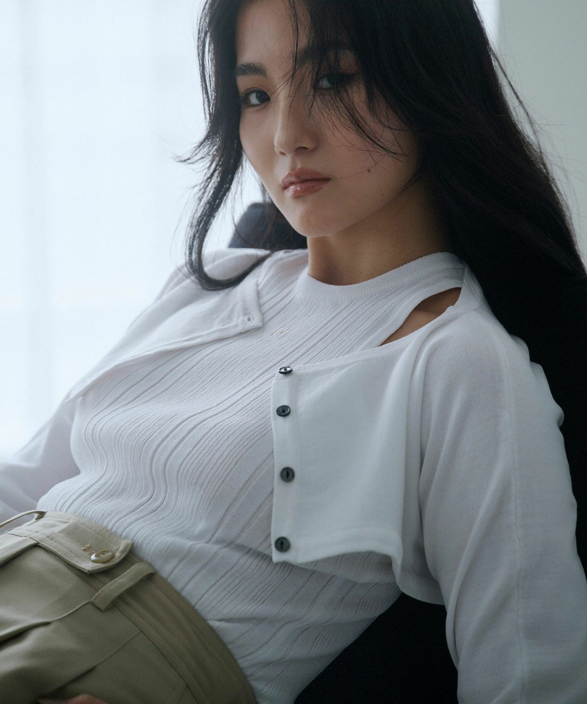 アセテート ショート カーデ KINO THE KEI