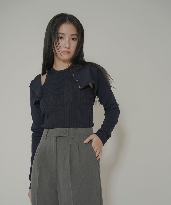 アセテート 刺繍 アメスリ プルオーバー KINO THE KEI