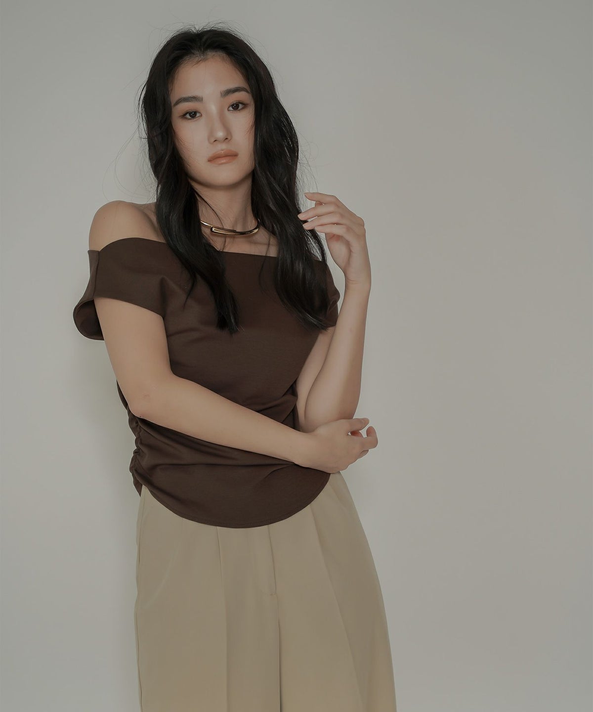 2WAY ドレープ プルオーバー ( セットアップ可 ) KINO THE KEI