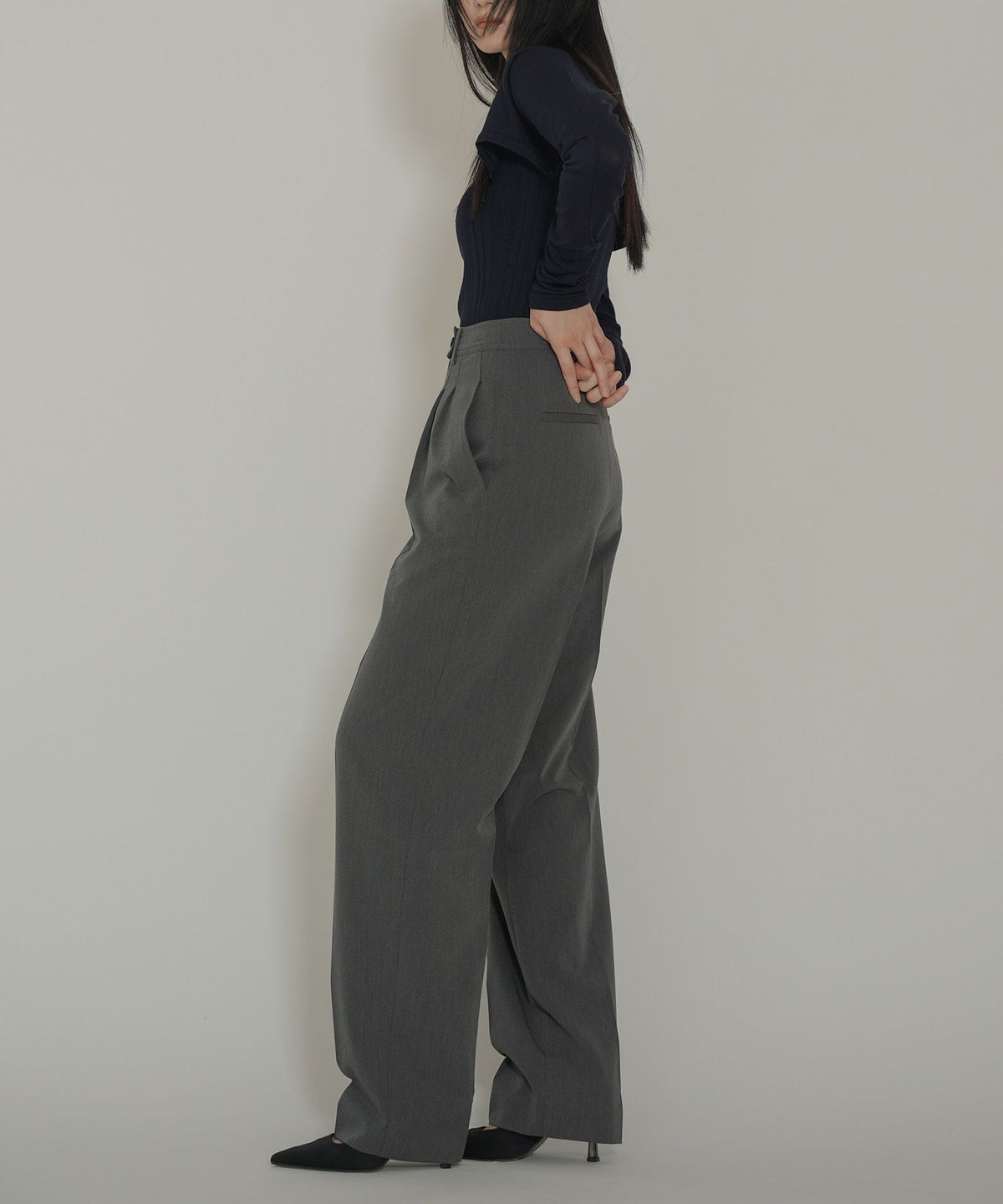 タック ワイド パンツ KINO THE KEI