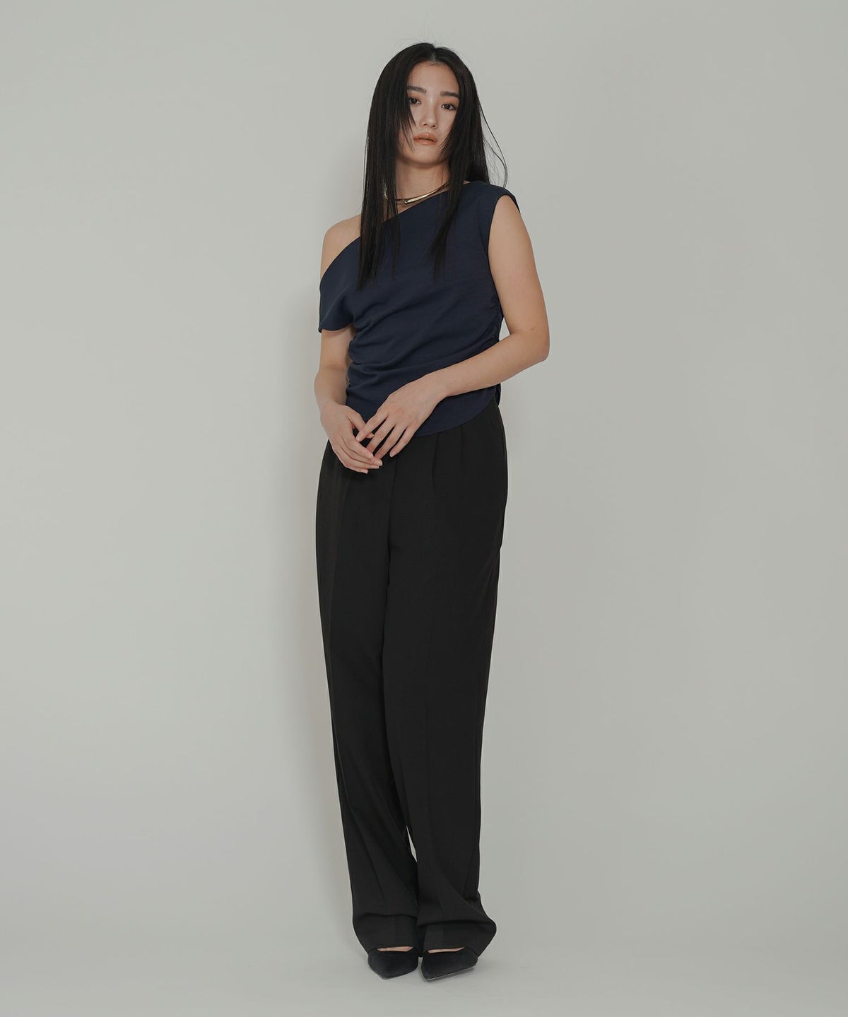 タック ワイド パンツ KINO THE KEI