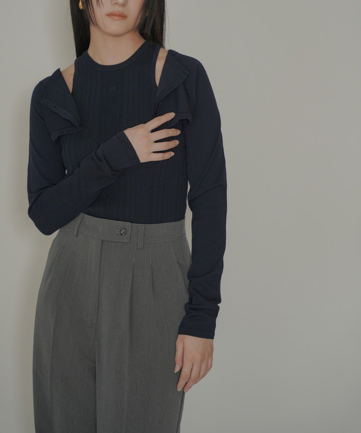 タック ワイド パンツ KINO THE KEI