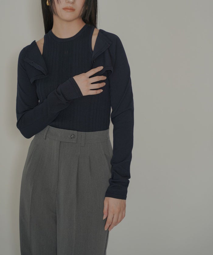 タック ワイド パンツ KINO THE KEI