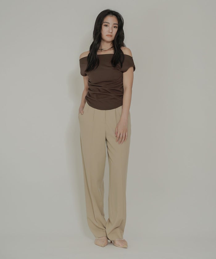 タック ワイド パンツ KINO THE KEI