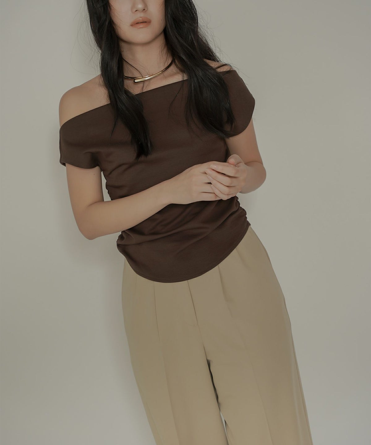 タック ワイド パンツ KINO THE KEI