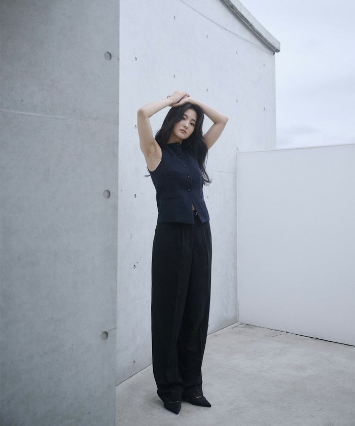 タック ワイド パンツ KINO THE KEI