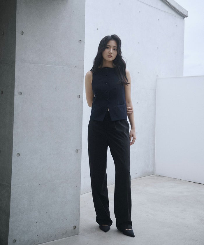 タック ワイド パンツ KINO THE KEI