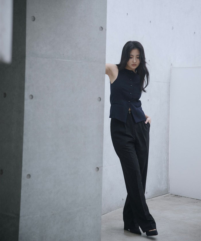 タック ワイド パンツ KINO THE KEI