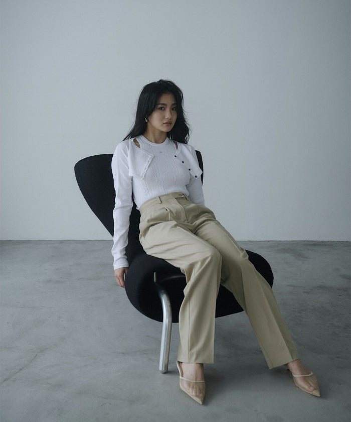 タック ワイド パンツ KINO THE KEI