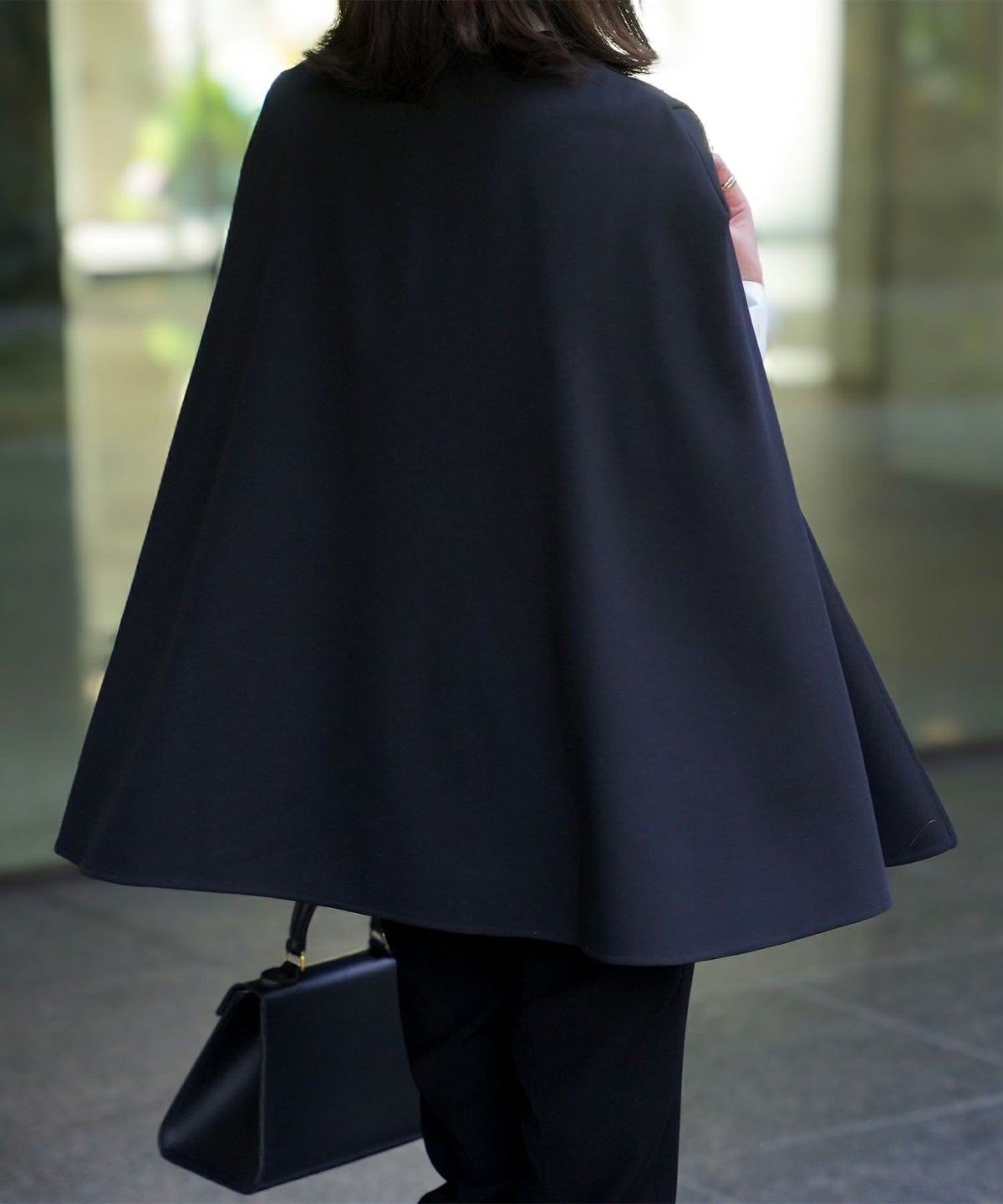 レディース パールトリム ジャケット/ホワイト/ブラック/M