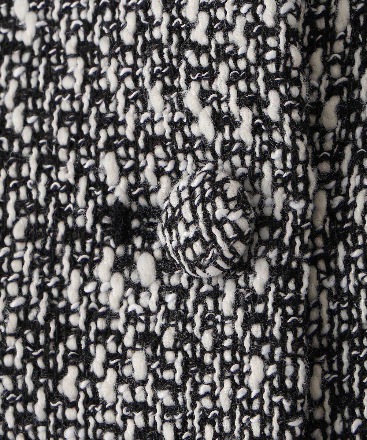 レディース ミックスツイード ノースリーブ ドッキングワンピース/ホワイト/ブラック/M/ロング丈