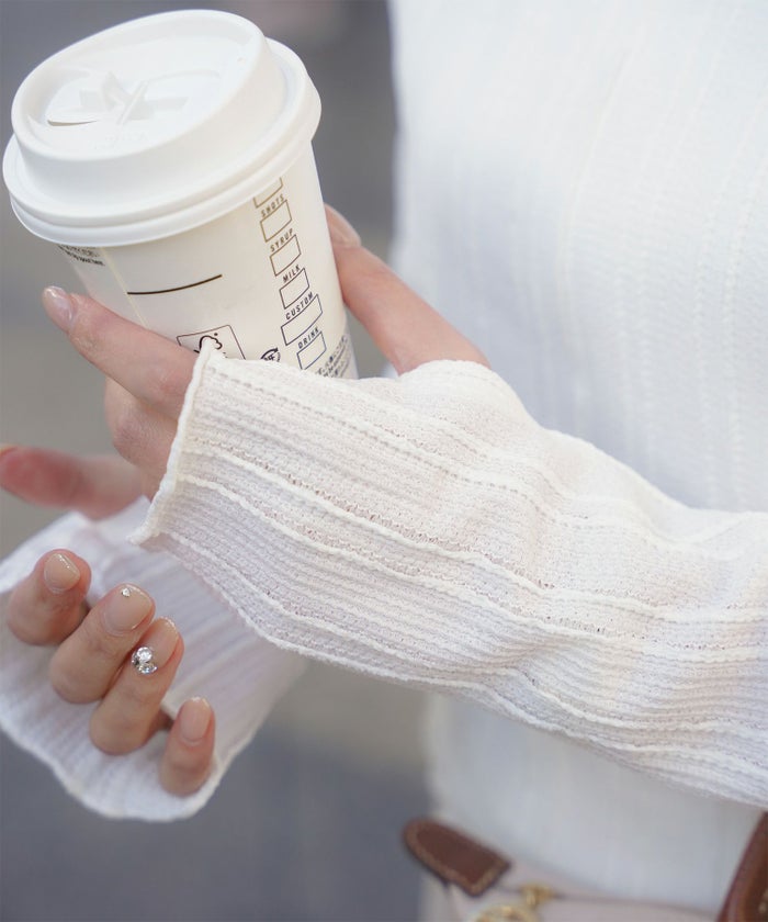 レディース 春 秋 冬 カットソー 薄手 カジュアル きれいめ 洗える ホワイト/ライトグリーン/ブラック/M/ボトルネック/長袖