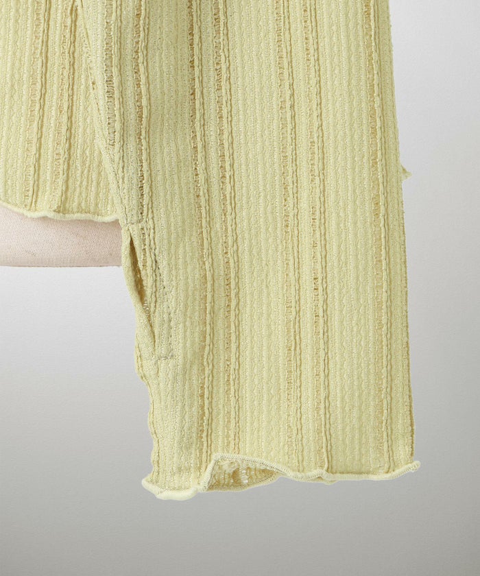 レディース 春 秋 冬 カットソー 薄手 カジュアル きれいめ 洗える ホワイト/ライトグリーン/ブラック/M/ボトルネック/長袖