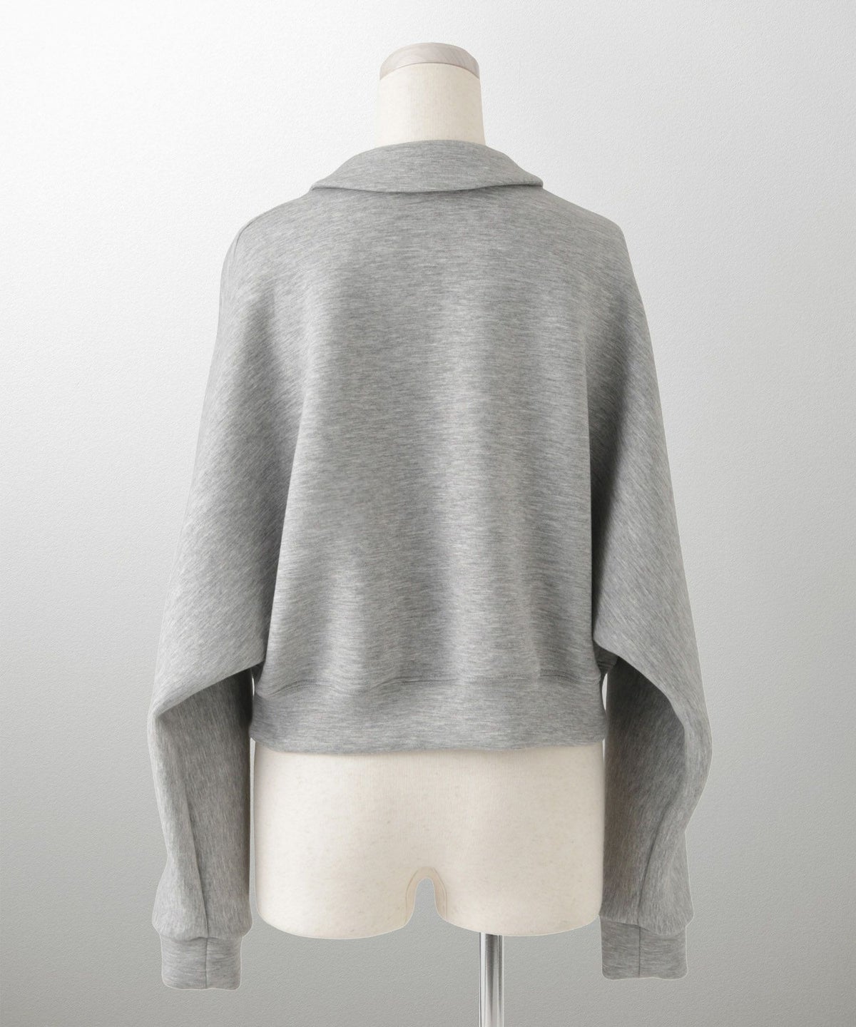 レディース 春 プルオーバー 上品 カジュアル/ホワイト/グレー/ブラック/M/ポロ襟/長袖