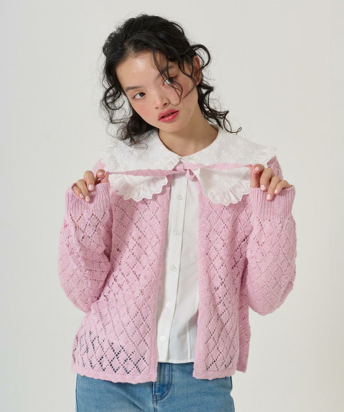 トップス/ブラウス/レース/ドッキング