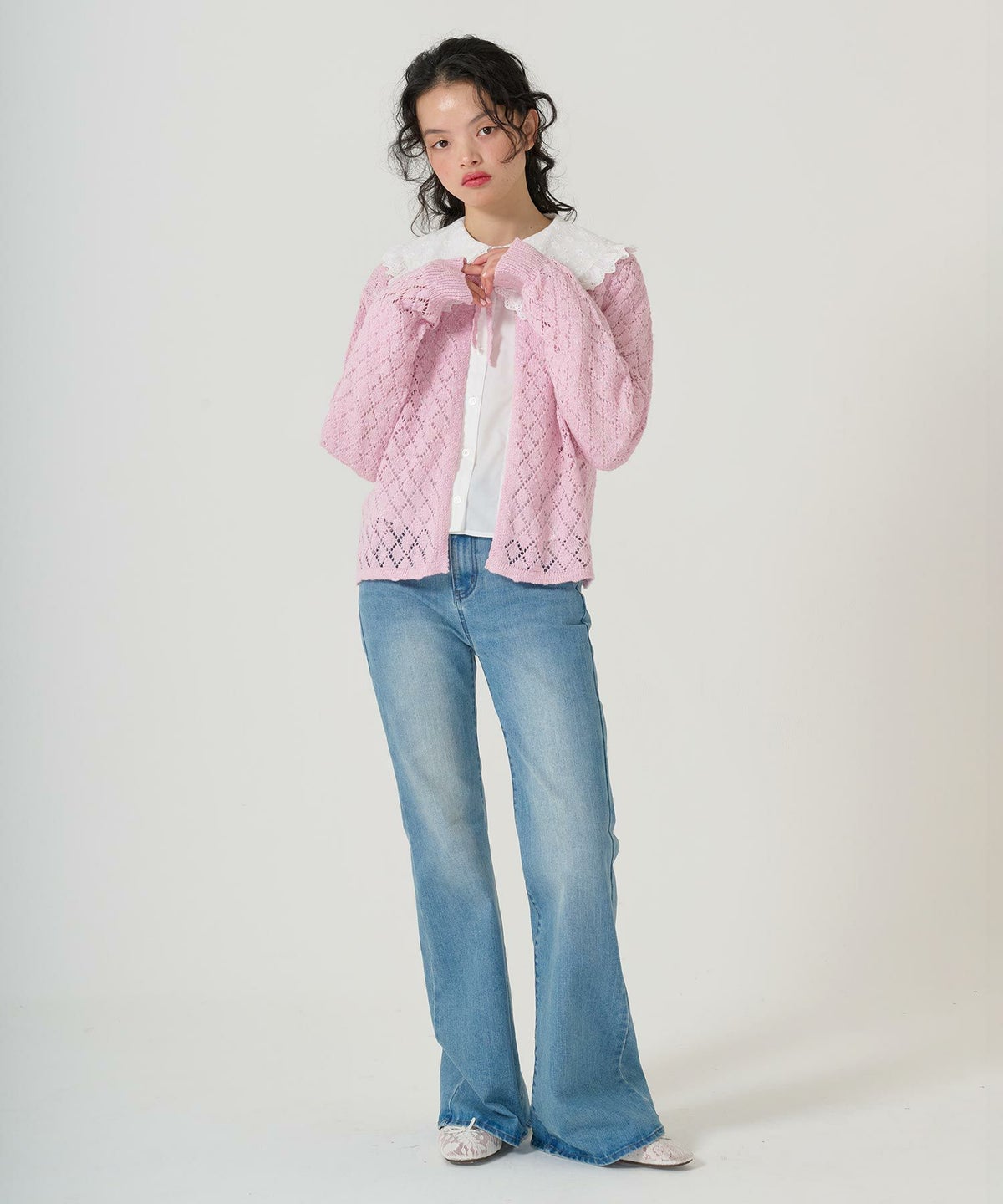 トップス/ブラウス/レース/ドッキング