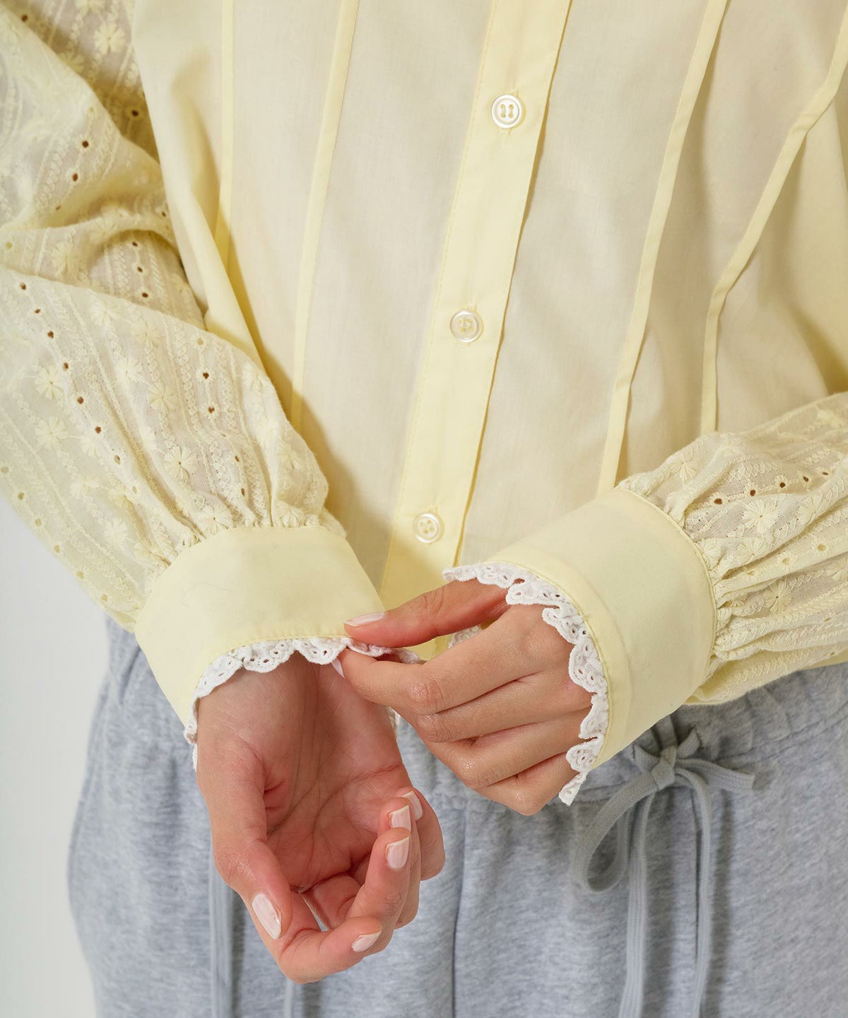 トップス/ブラウス/レース/ドッキング