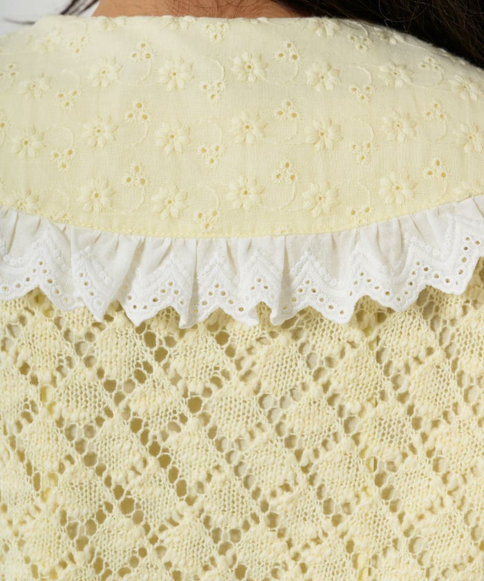 トップス/ブラウス/レース/ドッキング