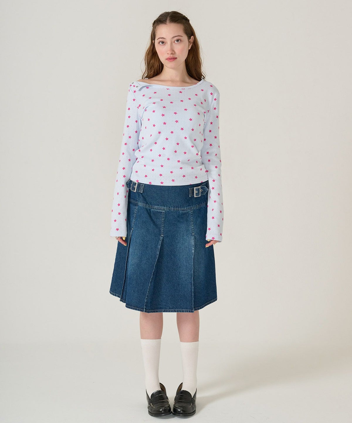 カットソー/トップス/ロンT/スター