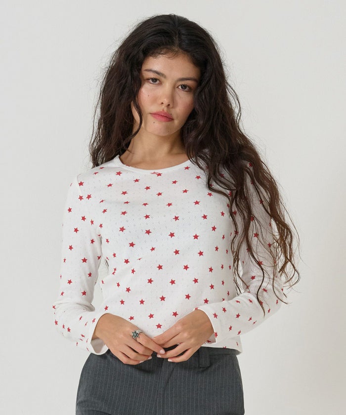 カットソー/トップス/ロンT/スター