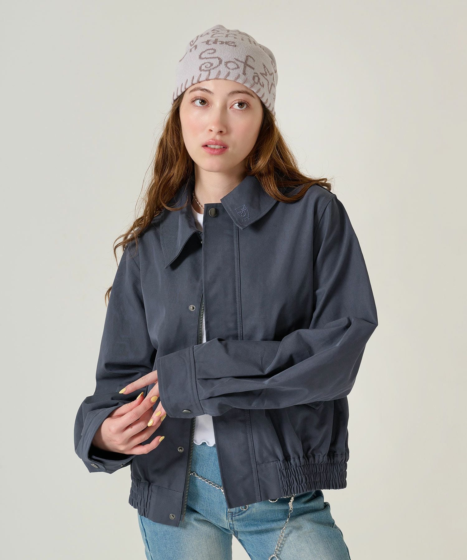 ジップアップ コンパクトブルゾン TINA：JOJUN 全3色｜tnj211-1030【3