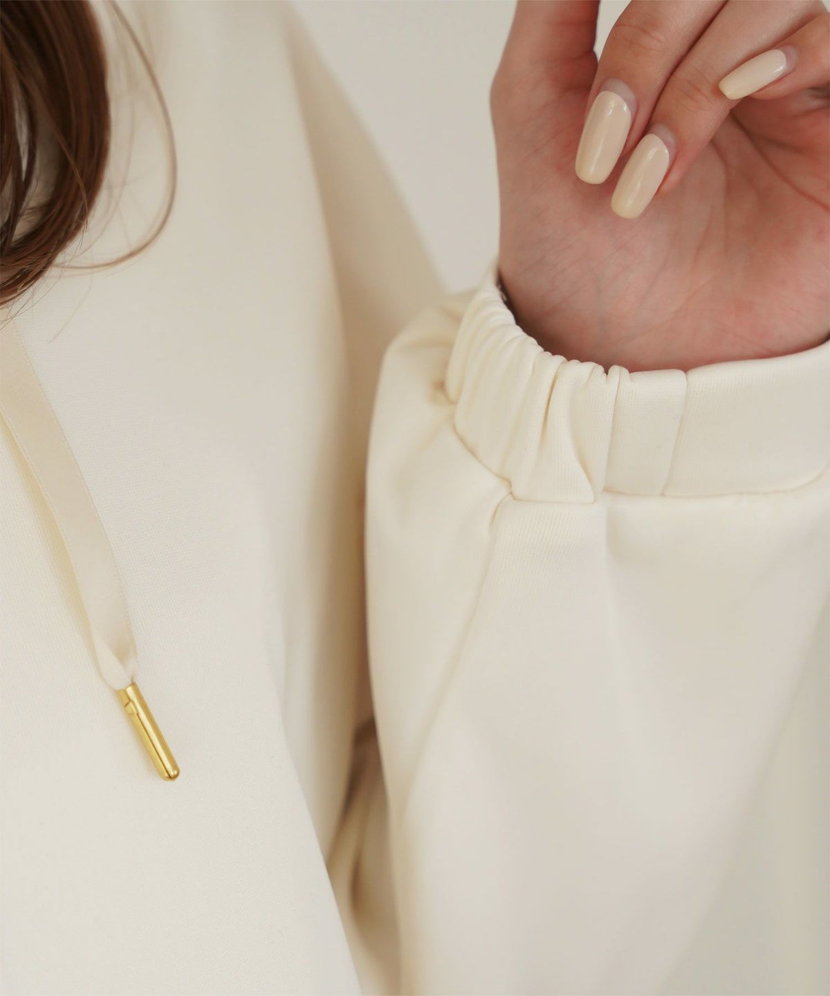 セレクト パーカー レディース ライトアウター おしゃれ かわいい きれいめ 白黒 春秋 ジョイントスペース