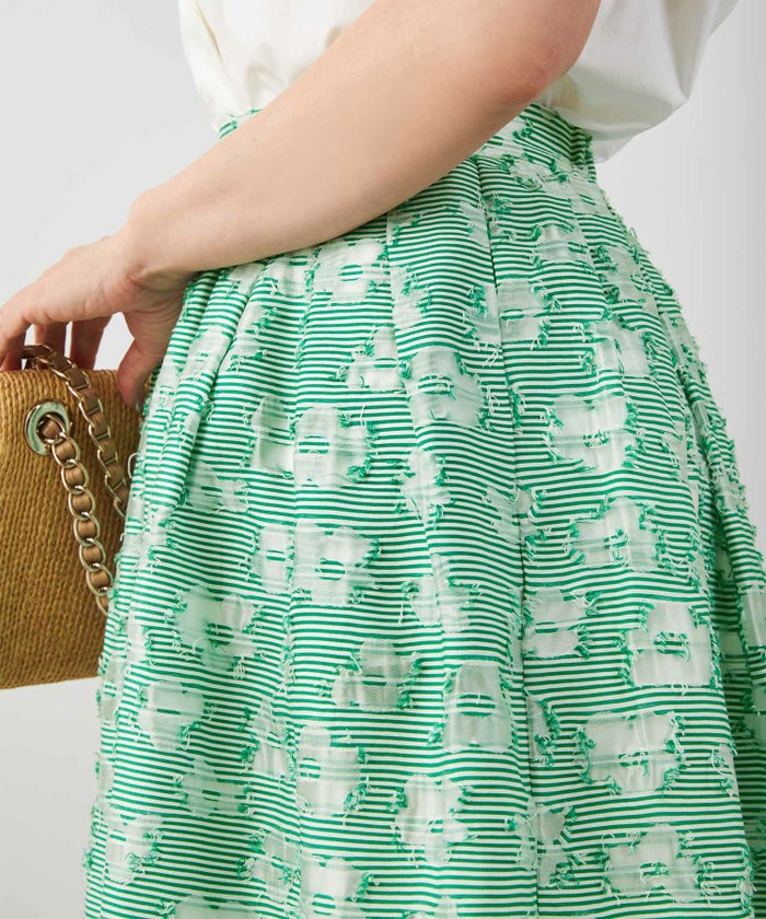 手洗い可おしゃれフェミニン上品エレガント大人可愛いきれいめ花柄フラワー春ジョイントスペース