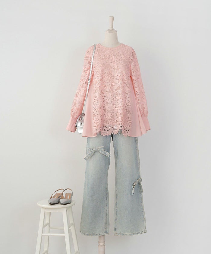 新色追加 手洗い可 オフィス おしゃれ フェミニン 透け感 涙開き カフス 上品 きれいめ 長袖 白 ジョイントスペース